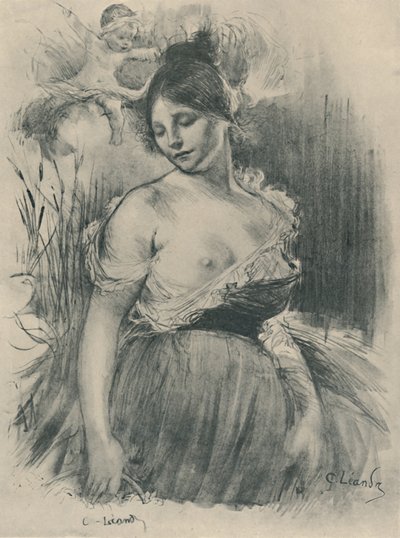 Fermière normande, 1919 - C Leandre