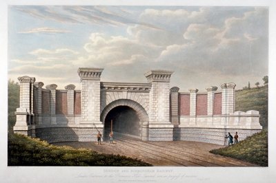 Tunnel de Primrose Hill du chemin de fer de Londres et Birmingham, 1837 - C Rosenberg
