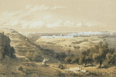 Hébron. Gravure par C. Schacher - Steinkopk J.F. Editore - C. Schacher