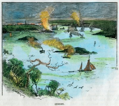 Sydney, Nouvelle-Galles du Sud, Australie, vers 1885 - C. Wilkinson