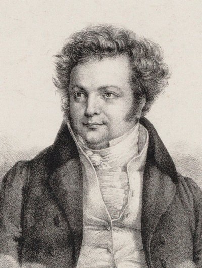 Portrait du compositeur Heinrich Marschner 1795-1861 - Cäcilie Brandt
