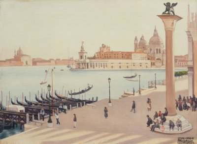 Coucher de soleil depuis la loggia du Palais des Doges - Cagnaccio di San Pietro