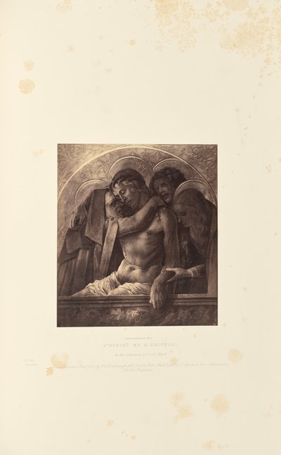 Une "Pieta", par C. Crivelli - Caldesi and Montecchi