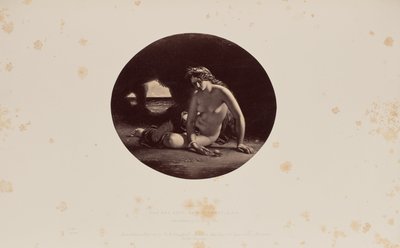 La grotte marine, par W.E. Frost, A.R.A. - Caldesi and Montecchi