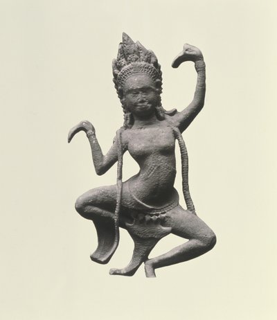 Une Apsara dansante, détail d