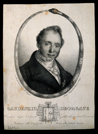 Gaudenzio de Pagave. Lithographie de C. Gandolfi. - Camilla Guiscardi