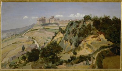 La citadelle de Volterra - Jean Baptiste Camille Corot