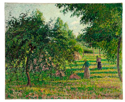 Pommiers et faneurs à Éragny, 1895 - Camille Jacob Pissarro