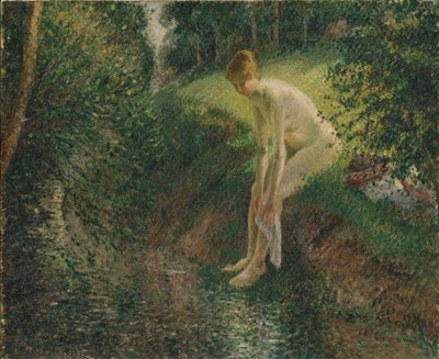 Baigneur dans les bois, 1895 - Camille Jacob Pissarro