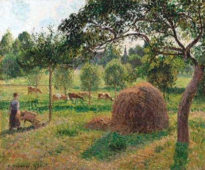 Crépuscule à Eragny, 1896 - Camille Jacob Pissarro