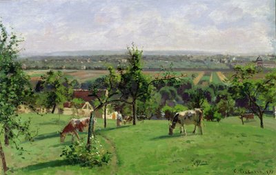 Côte de Vesinet, Yvelines, 1871 - Camille Jacob Pissarro