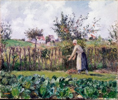 Dans le jardin - Camille Jacob Pissarro