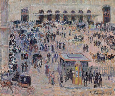La Place du Havre et la Gare Saint-Lazare, 1893 - Camille Jacob Pissarro