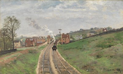Gare de Lordship Lane, Dulwich, 1871 - Camille Jacob Pissarro