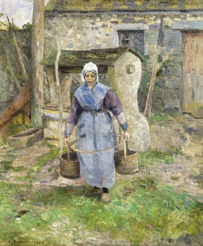 La Mère Presle, Montfoucault, 1874 - Camille Jacob Pissarro