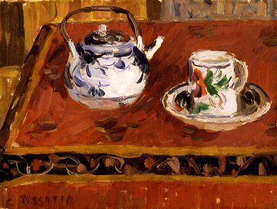 Nature morte, tasse et théière, 1899 - Camille Jacob Pissarro