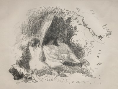 Femmes nues, vers 1896 - Camille Jacob Pissarro