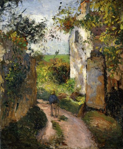 Paysan dans une ruelle à l