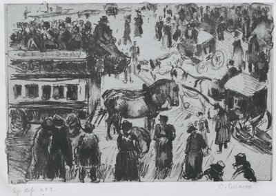 Place du Havre, à Paris, c. 1897 - Camille Jacob Pissarro