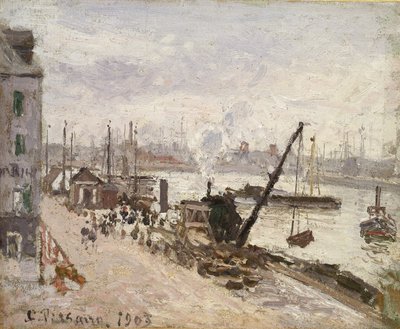 Quai au Havre, 1903 - Camille Jacob Pissarro