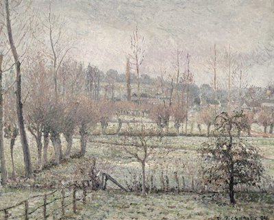 Effet de neige à Éragny, 1894 - Camille Jacob Pissarro