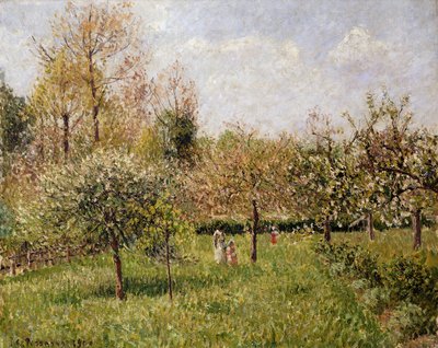 Printemps à Eragny, 1900 - Camille Jacob Pissarro