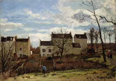 Printemps à Pontoise, 1872 - Camille Jacob Pissarro