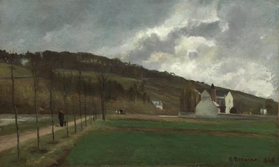 Les rives de la Marne en hiver, 1866 - Camille Jacob Pissarro