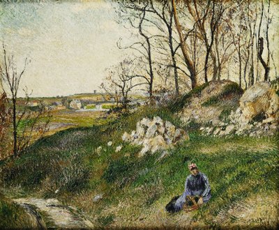 Les Cueilleurs de choux, Pontoise - Camille Jacob Pissarro