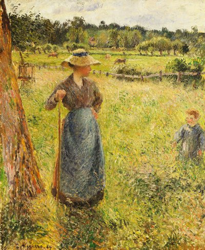 Le faucheur, 1884 - Camille Jacob Pissarro