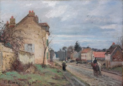 La route de Louveciennes, 1872 - Camille Jacob Pissarro