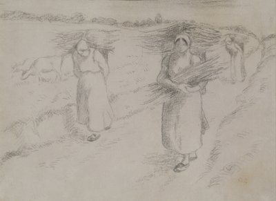 Les ramasseurs de brindilles, c.1896 - Camille Jacob Pissarro