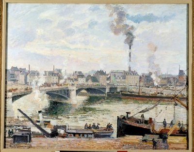 Le grand pont de Rouen - Camille Jacob Pissarro
