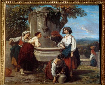 Ossaloises à la fontaine - Camille Joseph Etienne Roqueplan