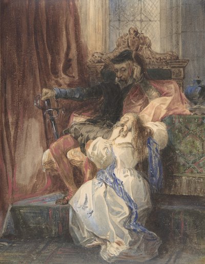 Le pardon refusé de Kenilworth de Sir Walter Scott, ca. 1826-29 - Camille Joseph Etienne Roqueplan