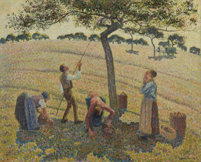 Récolte de pommes - Camille Jacob Pissarro
