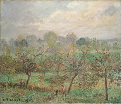 Automne, Brume matinale, Éragny-sur-Epte, 1902 - Camille Pissarro