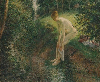 Baigneur dans les bois, 1895 - Camille Jacob Pissarro