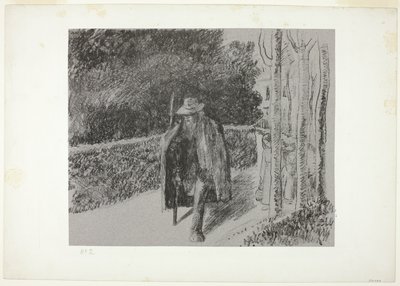 Mendiant avec béquille - Camille Pissarro