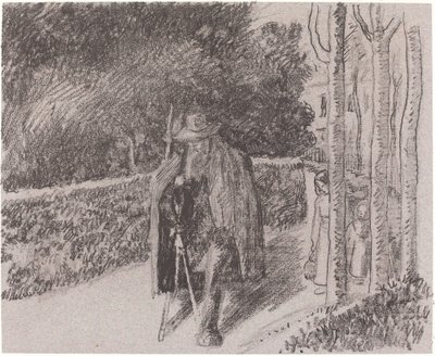 Mendiant à la béquille, 1897 - Camille Pissarro
