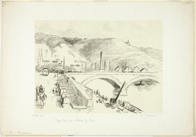 Pont à Rouen : Pont Corneille - Camille Pissarro