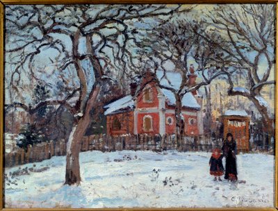 Châtaignier et Louveciennes - Camille Jacob Pissarro