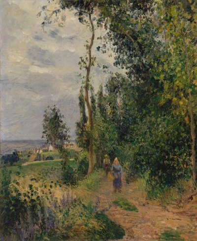 Côte des Grouettes, près de Pontoise, probablement 1878 - Camille Jacob Pissarro