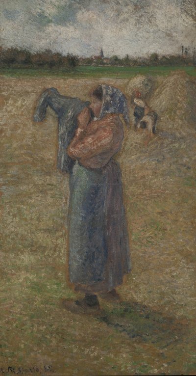 Femme aux champs, 1882 - Camille Pissarro