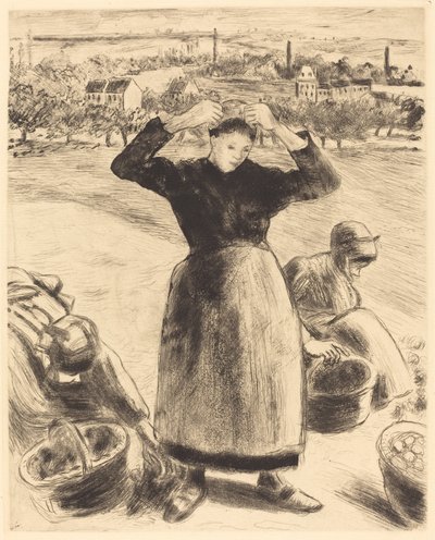 Récolte de pommes de terre, 1886 - Camille Pissarro