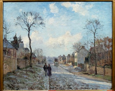 La route de Louveciennes - Camille Jacob Pissarro