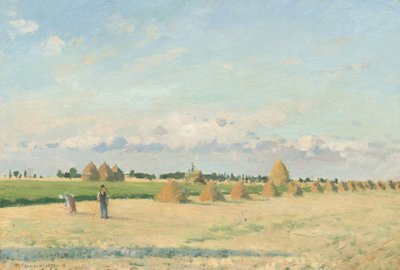 Paysage, Île-de-France, 1873 - Camille Pissarro