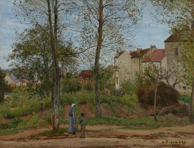 Paysage à Louveciennes (automne) - Camille Pissarro