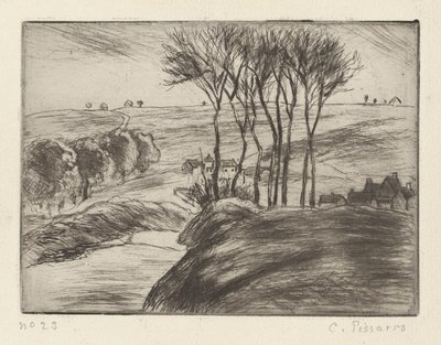 Paysage à Osny - Camille Pissarro