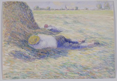 Repos de midi - Camille Jacob Pissarro